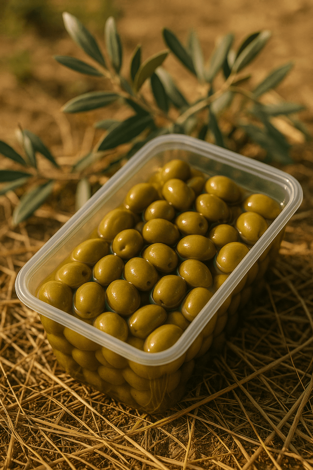 Vaschetta di Olive Schiacciate alla Campagnola da 2kg