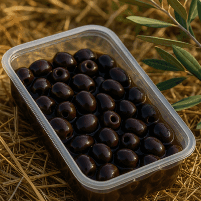 Vaschetta di Olive Nere Condite da 2 kg