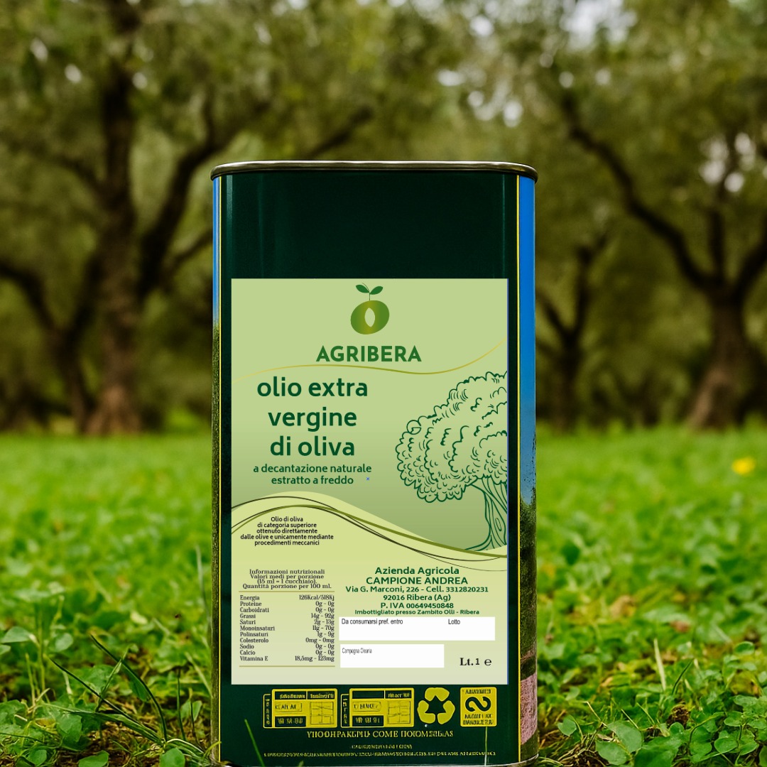 Lattina di Olio extra vergine d'oliva