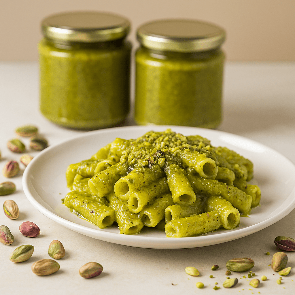 pesto di pistacchi siciliano cremoso
