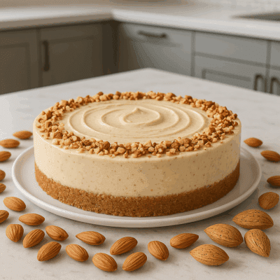 Cheesecake alla mandorla