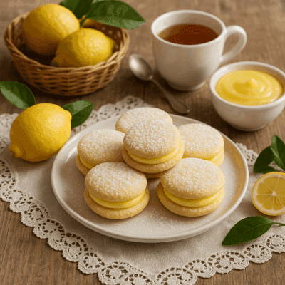 Biscotti al Limone con Crema al Limone Agribera