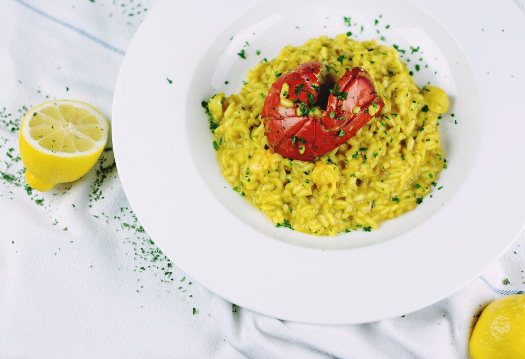 Risotto al Limone e Pistacchi Agribera