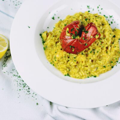 Risotto al Limone e Pistacchi Agribera