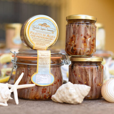 Alici con peperoncino (580gr)